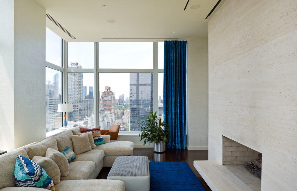 Upper East Side Penthouse Living Space